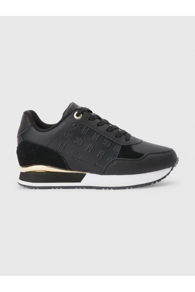 Damskie skórzane sneakersy metallic monogram tommy hilfiger FW0FW06784 Damskie skórzane sneakersy metallic monogram tommy hilfiger FW0FW06784