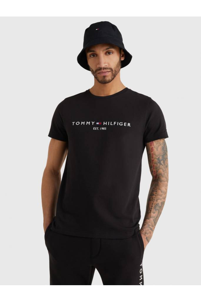 Detal 8 męski t-shirt wyszywane logo tommy hilfiger MW0MW11465 Detal 8 męski t-shirt wyszywane logo tommy hilfiger MW0MW11465