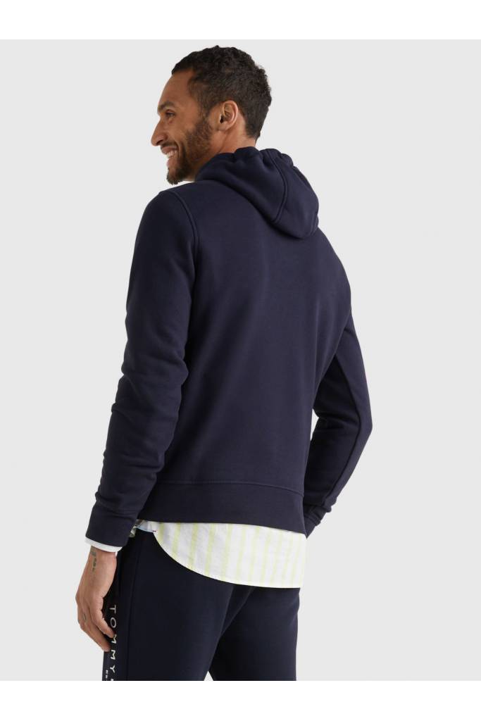 Tył męska bluza z kapturem core logo tommy hilfiger MW0MW10752 Tył męska bluza z kapturem core logo tommy hilfiger MW0MW10752
