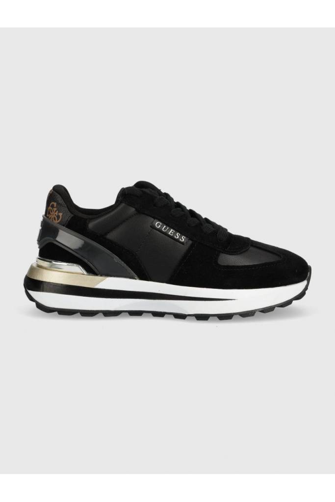 Skórzane damskie sneakersy jazet guess FL8JZT FAL12 Skórzane damskie sneakersy jazet guess FL8JZT FAL12