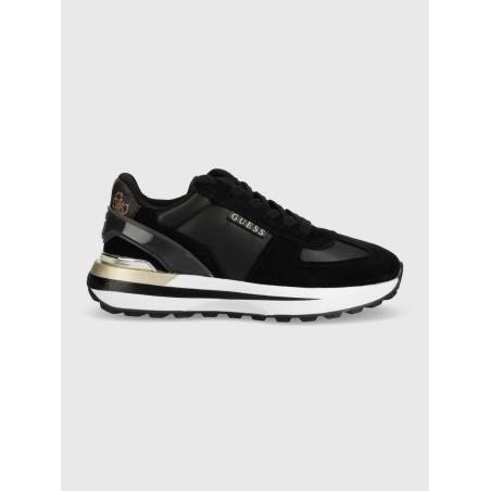 Skórzane damskie sneakersy jazet guess FL8JZT FAL12