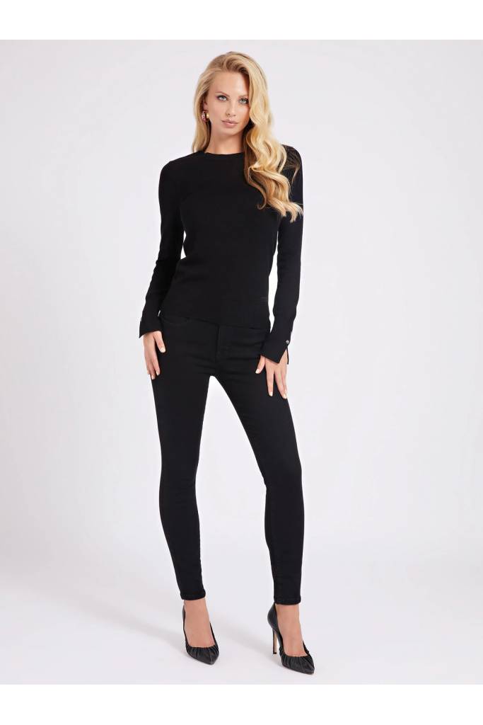 Detal stylizacja damski sweter elinor guess W2YR30 Z2V62 Detal stylizacja damski sweter elinor guess W2YR30 Z2V62