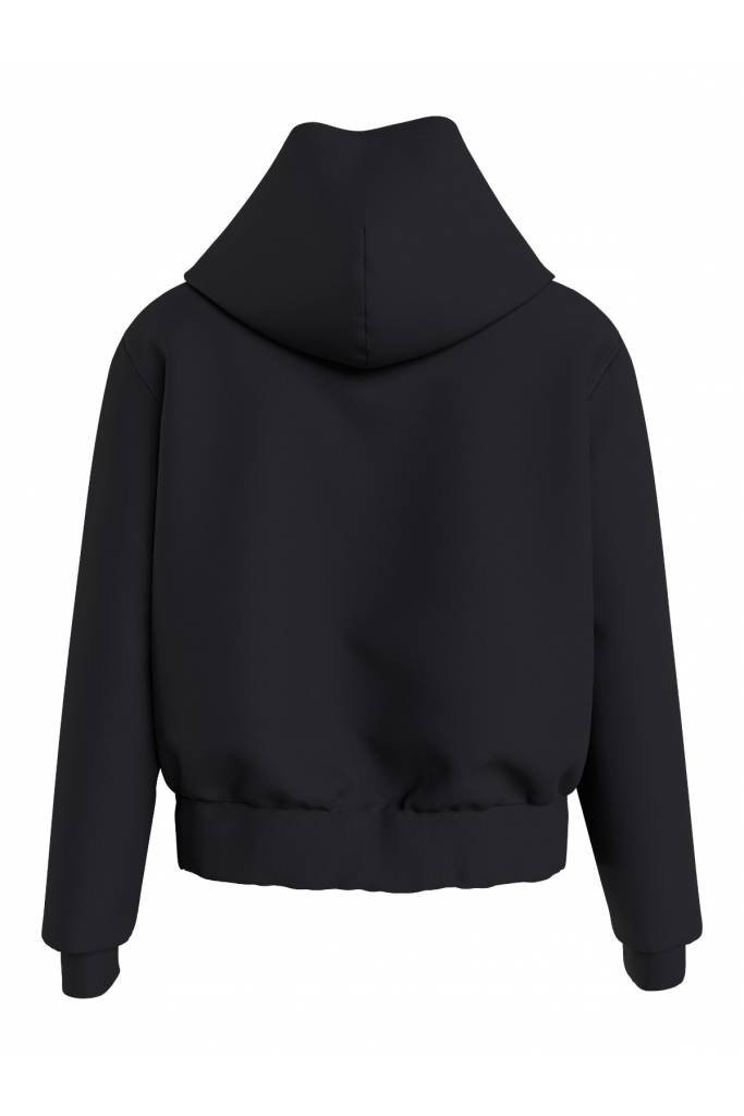 Tył damska bluza na zamek z kapturem calvin klein jeans J20J219751 Tył damska bluza na zamek z kapturem calvin klein jeans J20J219751