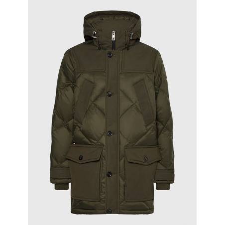 Męska parka puchowa rockie z pikowaniem tommy hilfiger MW0MW27690