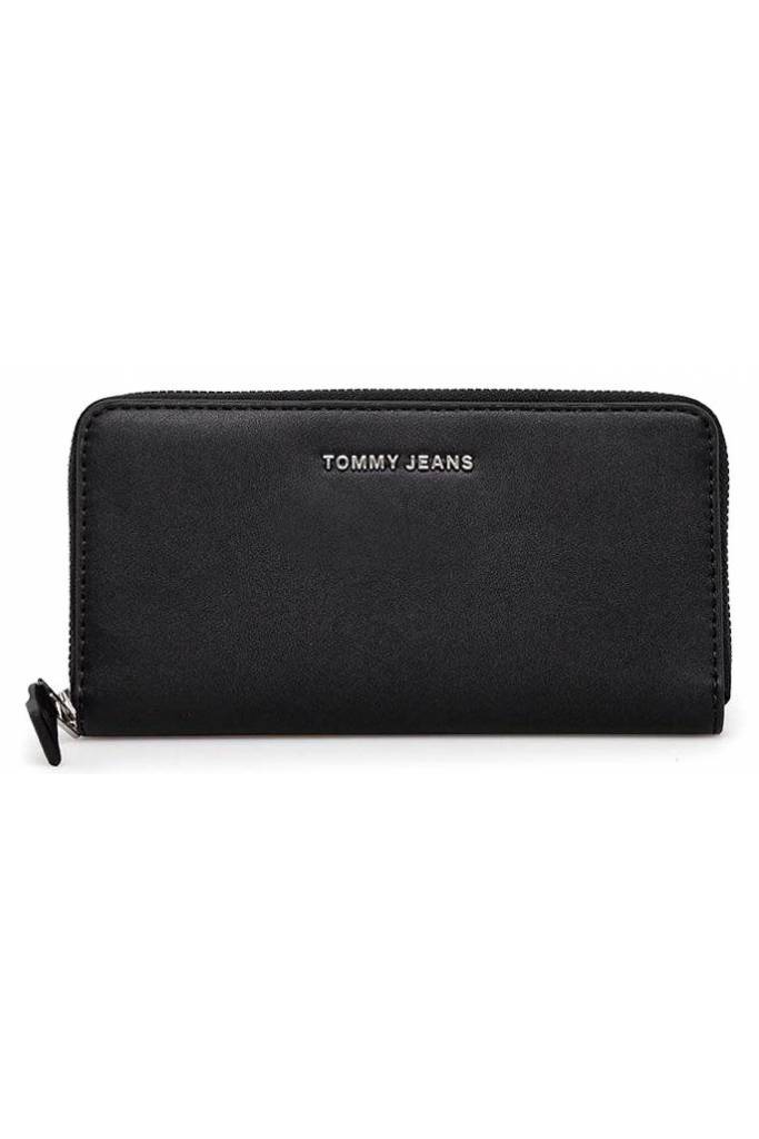 Damski duży portfel zapinany na zamek academia tommy jeans AW0AW13692 Damski duży portfel zapinany na zamek academia tommy jeans AW0AW13692