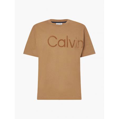 Męski t-shirt flock logo comfort calvin klein K10K110609