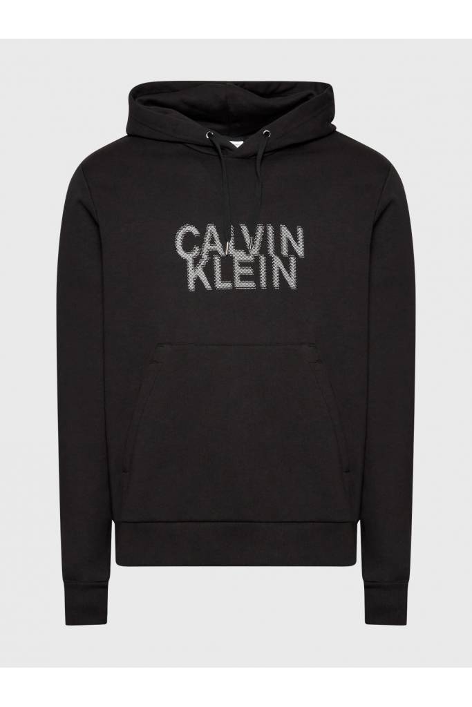 Męska bluza z kapturem distorted logo calvin klein K10K110075 Męska bluza z kapturem distorted logo calvin klein K10K110075