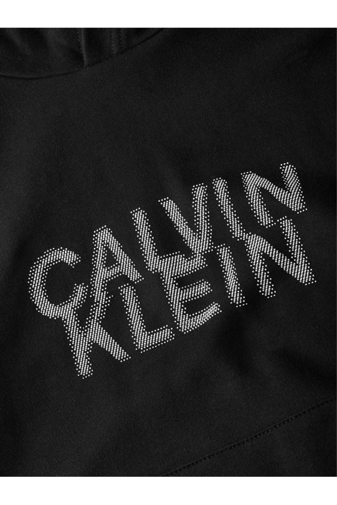 Detal stylizacja męska bluza z kapturem distorted logo calvin klein K10K110075 Detal stylizacja męska bluza z kapturem distorted logo calvin klein K10K110075