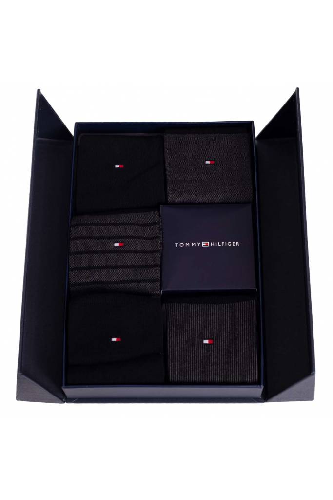 Detal stylizacja skarpety męskie 5-pack tommy hilfiger 701220144