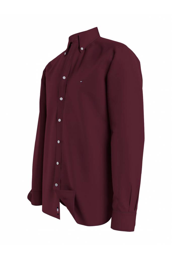 Przód męska koszula natural soft solid tommy hilfiger MW0MW28320 Przód męska koszula natural soft solid tommy hilfiger MW0MW28320