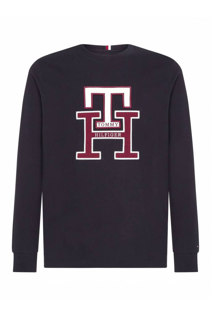 Męski longsleeve lux monogram tommy hilfiger MW0MW28229