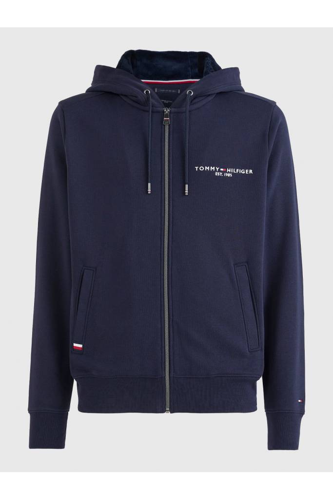 Męska bluza z kapturem z futerkową podszewką tommy hilfiger MW0MW27841 Męska bluza z kapturem z futerkową podszewką tommy hilfiger MW0MW27841