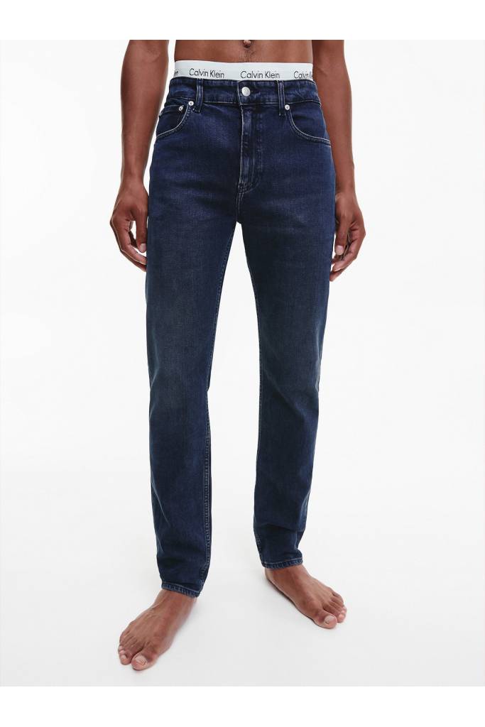 Przód męskie jeansy slim taper calvin klein jeans J30J321471 Przód męskie jeansy slim taper calvin klein jeans J30J321471