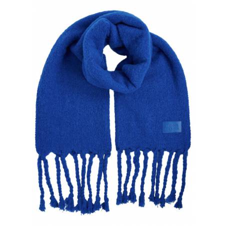 Przód damski szalik z dodatkiem wełny modern fluffy tommy hilfiger AW0AW13896