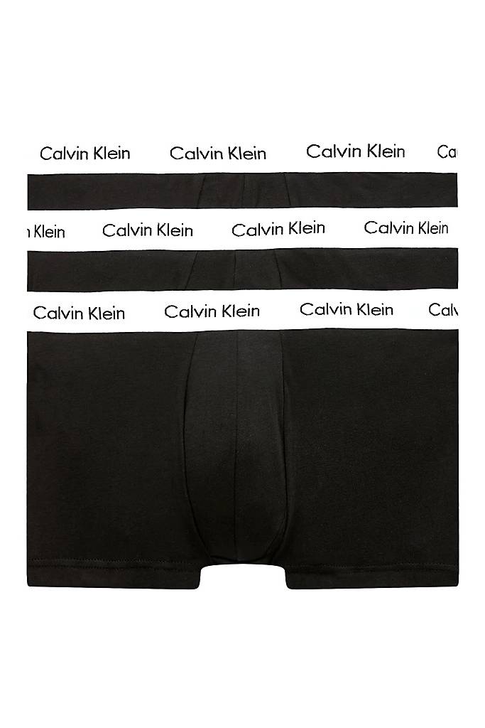 Męskie bokserki low rise trunk calvin klein 3-pack 0000U2664G