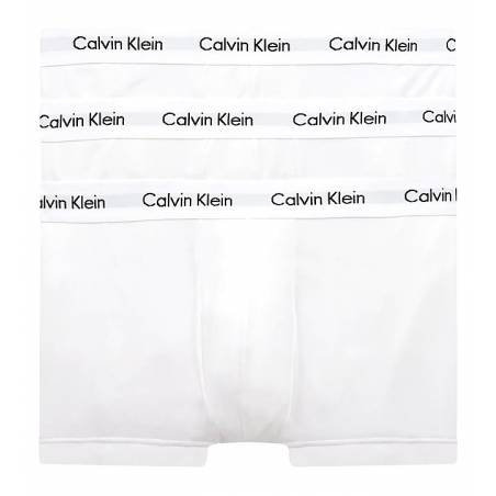 Przód męskie bokserki low rise trunk calvin klein 3-pack 0000U2664G