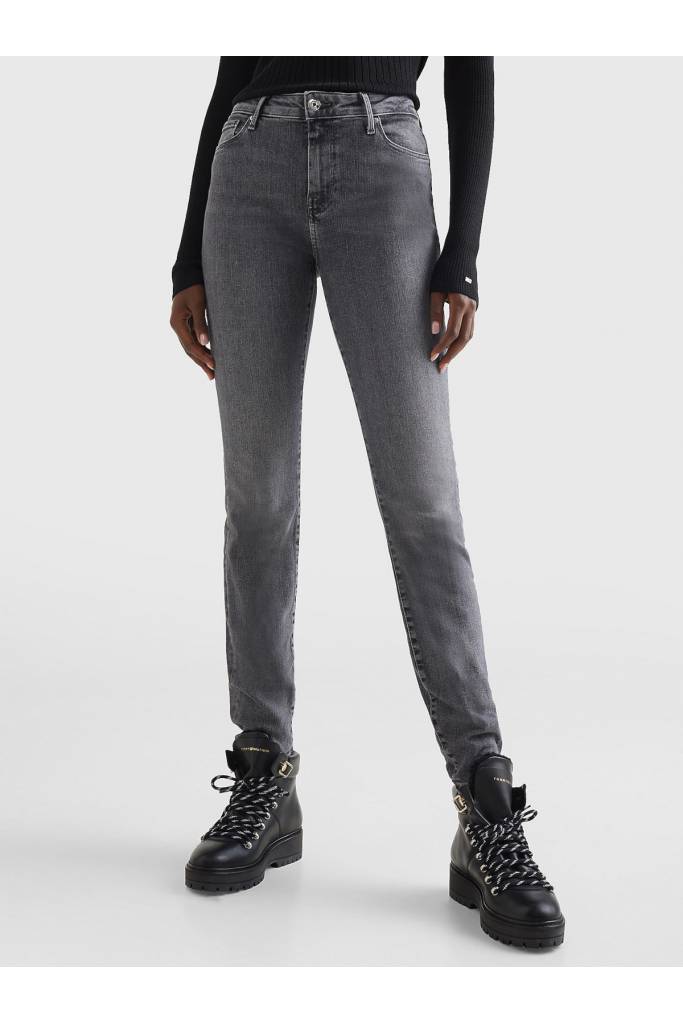 Przód damskie jeansy como skinny eva tommy hilfiger WW0WW36355 Przód damskie jeansy como skinny eva tommy hilfiger WW0WW36355