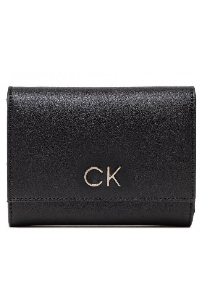 Damski portfel re-lock trifold calvin klein K60K608994