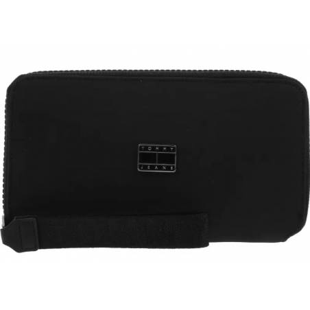 Duży damski portfel zapinany na zamek casual tommy jeans AW0AW13688