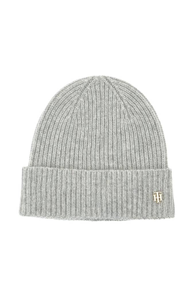 Przód damska czapka z kaszmiru tommy hilfiger AW0AW13770 Przód damska czapka z kaszmiru tommy hilfiger AW0AW13770