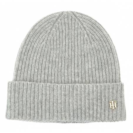 Przód damska czapka z kaszmiru tommy hilfiger AW0AW13770