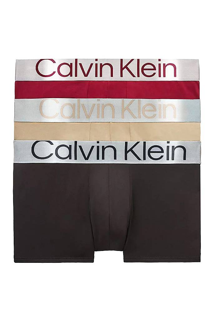 Przód męskie bokserki low rise calvin klein underwear 3-pack 000NB3074A Przód męskie bokserki low rise calvin klein underwear 3-pack 000NB3074A