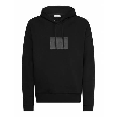 Detal 2 męska bluza z kapturem i aplikacją logo box calvin klein K10K110092