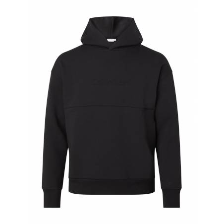 Przód męska bluza dresowe comfort debossed logo calvin klein K10K108058