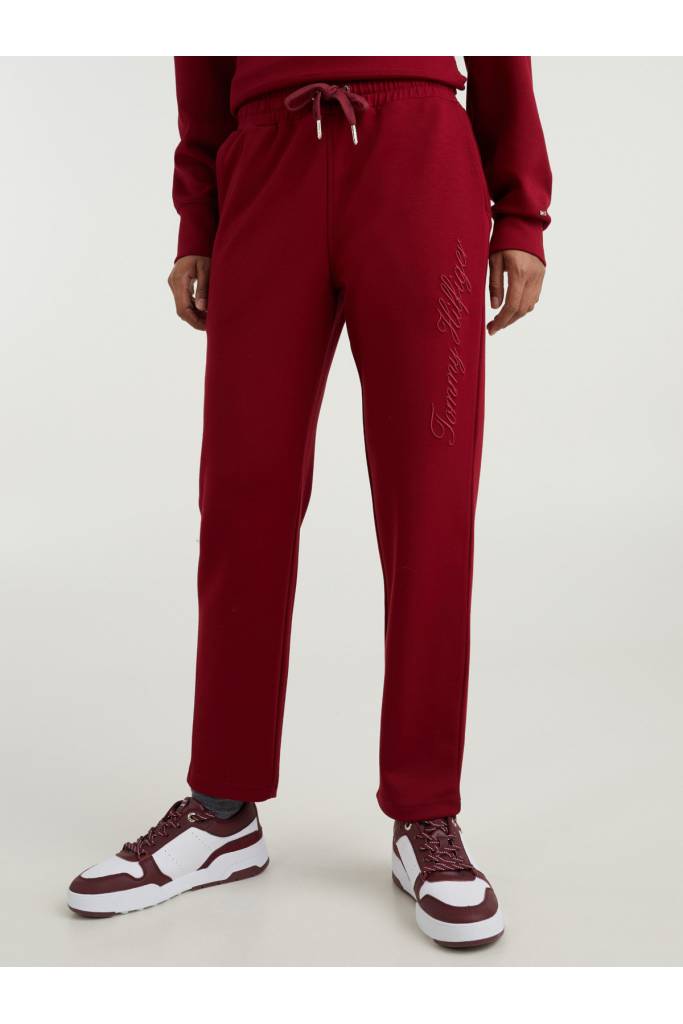 Detal 4 zwężane damskie spodnie dresowe tommy hilfiger WW0WW36055