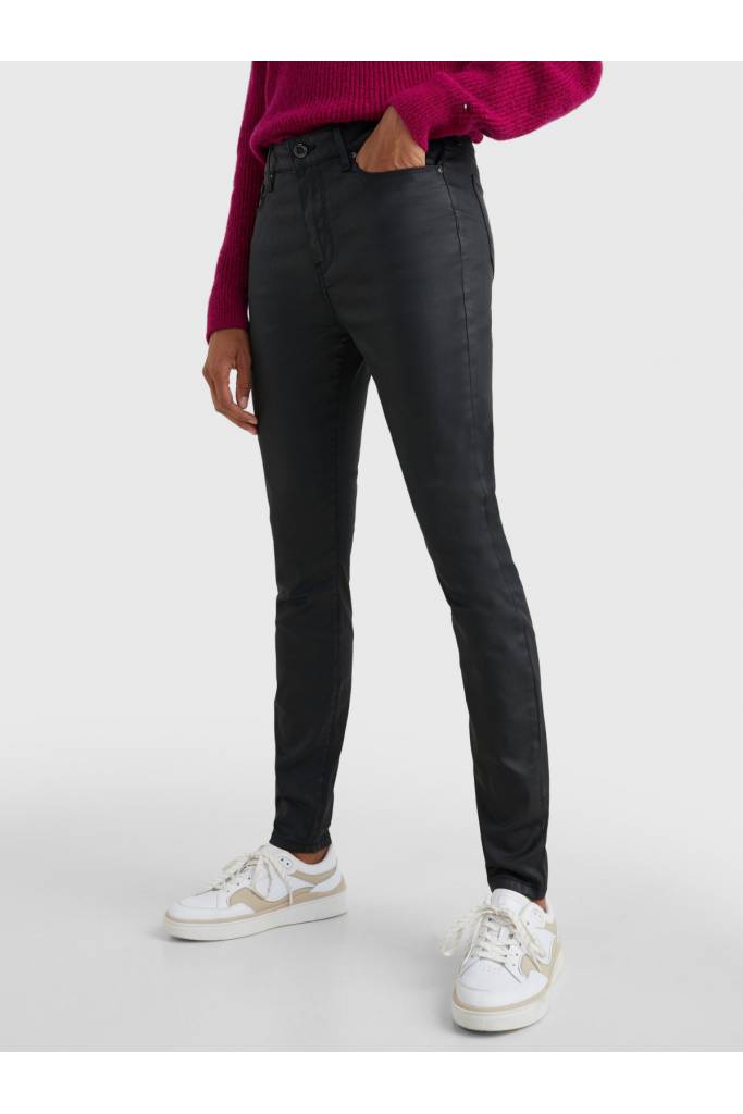 Przód obcisłe damskie jeansy harlem skinny tommy hilfiger WW0WW36334 Przód obcisłe damskie jeansy harlem skinny tommy hilfiger WW0WW36334