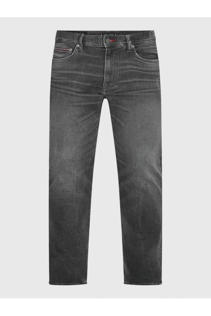 Męskie jeansy z przetarciami bleecker tommy hilfiger MW0MW28631