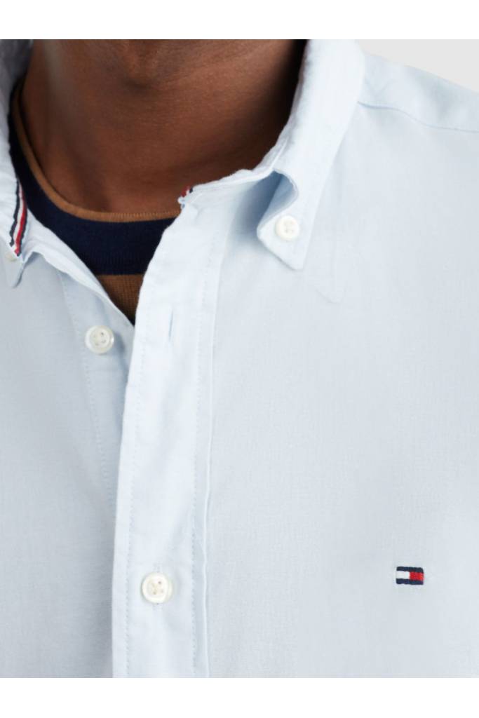 Detal stylizacja męska koszula flex oxford tommy hilfiger MW0MW25037 Detal stylizacja męska koszula flex oxford tommy hilfiger MW0MW25037