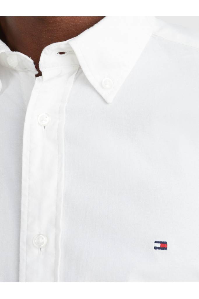 Detal 3 męska koszula flex oxford tommy hilfiger MW0MW25037 Detal 3 męska koszula flex oxford tommy hilfiger MW0MW25037
