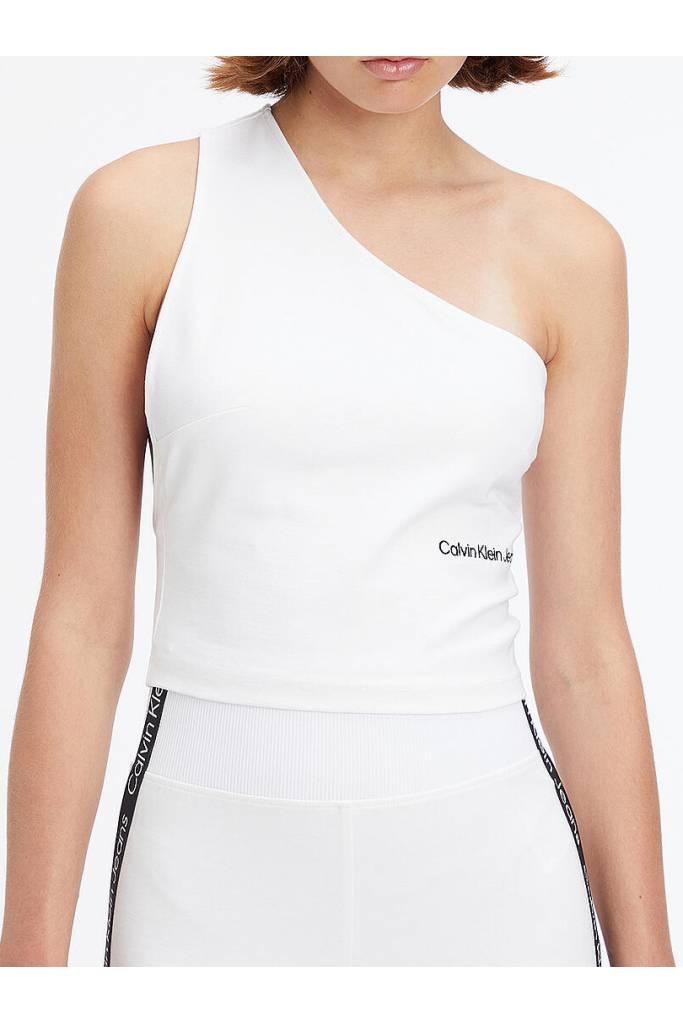 Przód damski asymetryczny top milano calvin klein jeans J20J220788