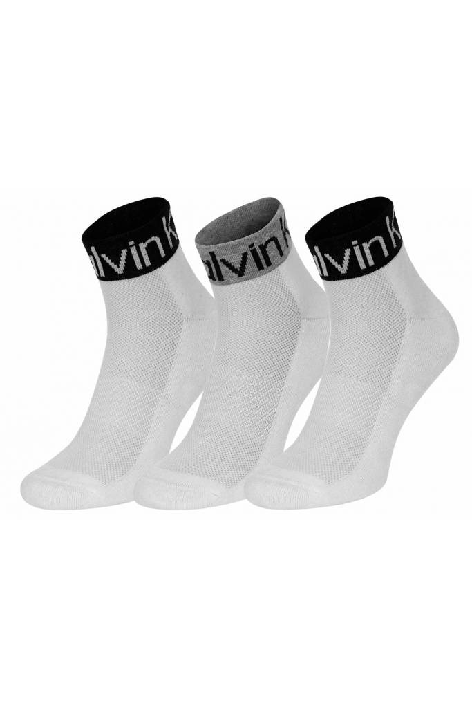 Przód skarpety męskie calvin klein 3-pack 701218722 Przód skarpety męskie calvin klein 3-pack 701218722