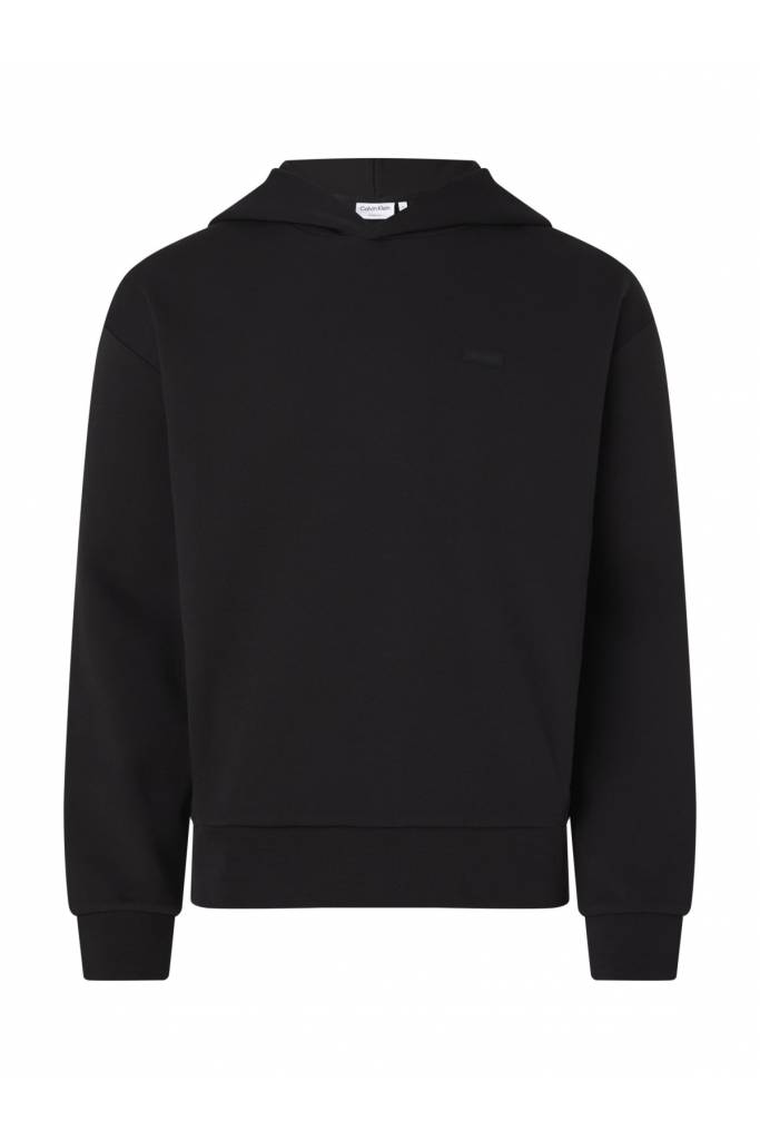 Męska bluza dresowa z kapturem logo tape comfort calvin klein K10K111100