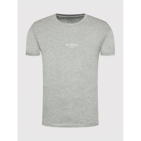 Detal 2 męski t-shirt bawełniany z aplikacją aidy guess M2YI72 I3Z11