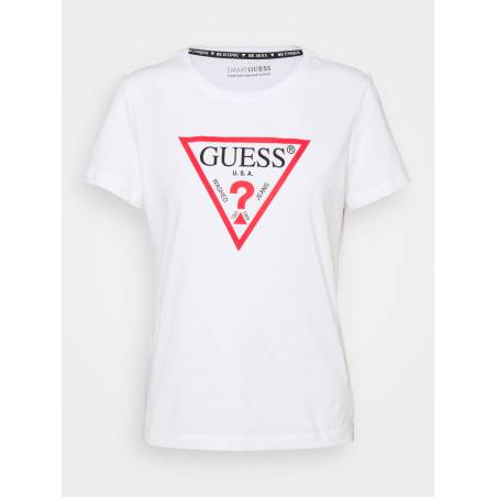 Detal 6 guess t-shirt damski original W1YI1B I3Z11