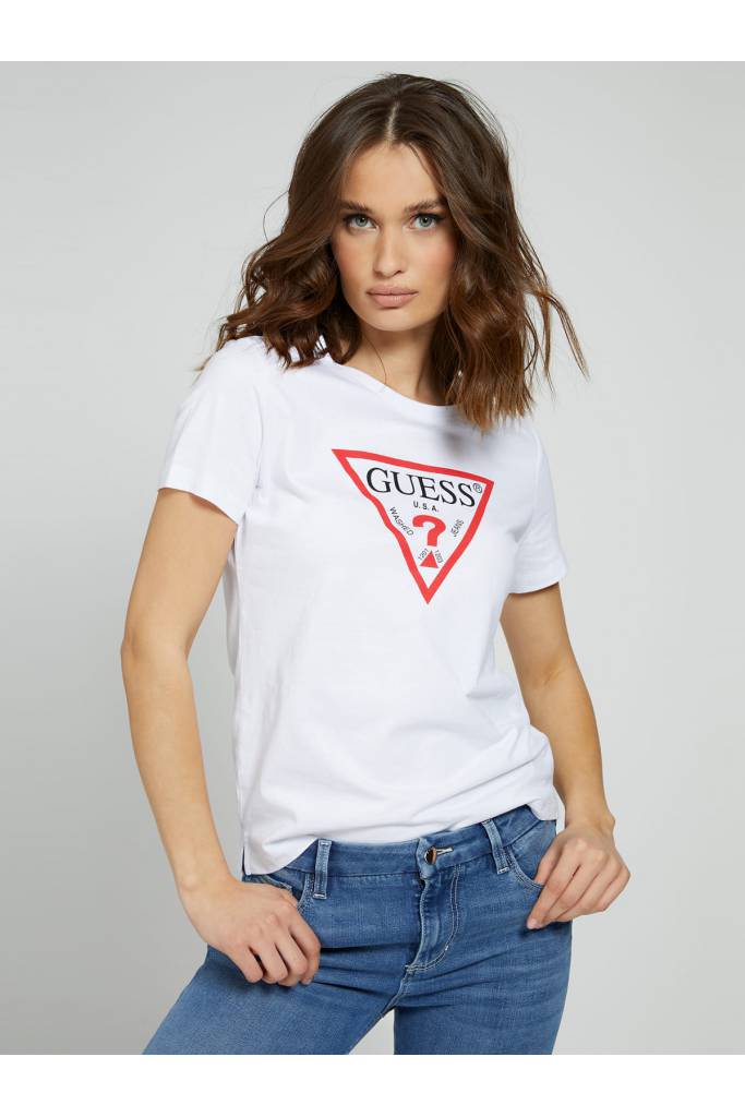 Detal 8 guess t-shirt damski original W1YI1B I3Z11
