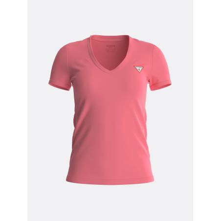 Detal 6 damski t-shirt w serek mini logo guess W2YI45 J1311