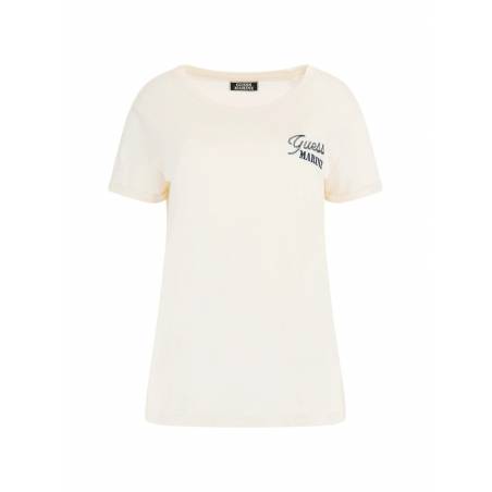 Detal 2 damski t-shirt z napisem marine guess W3GI37 K46D1