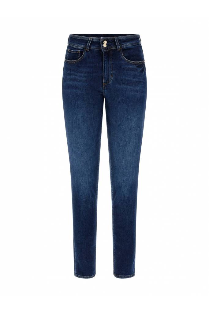 Damskie jeansy shape up skinny high guess W3GA35 D4Q03