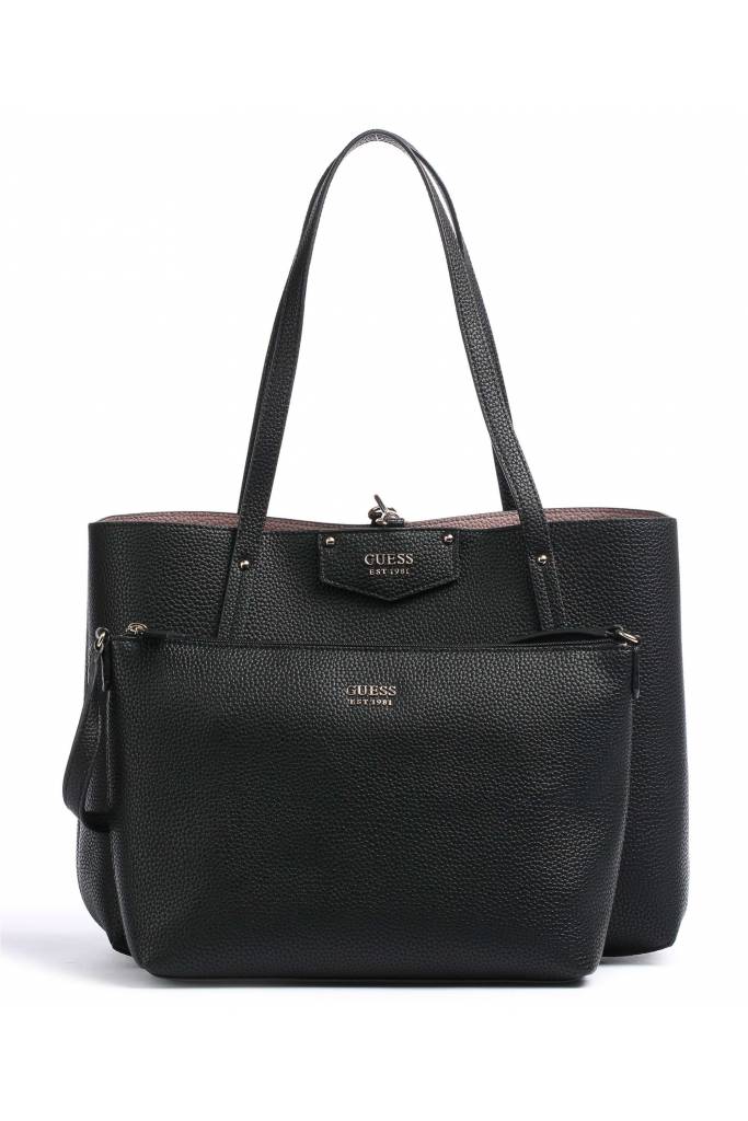 Detal stylizacja damska torebka guess brenton tote 3w1 HWEVG8 39023