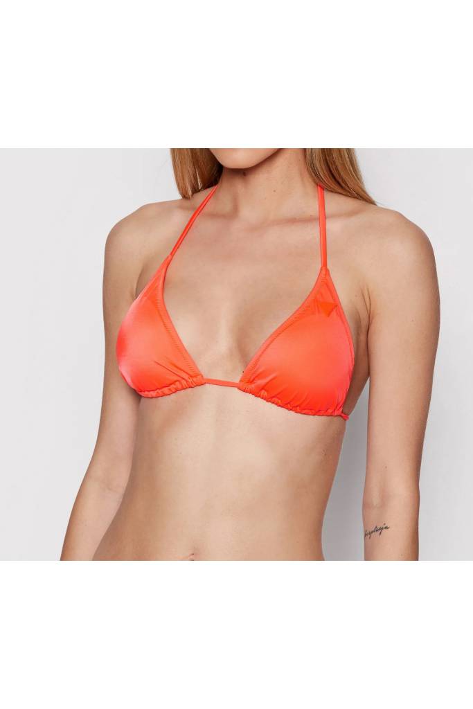 Detal stylizacja góra od bikini trójkątne miseczki guess E02J25 MC044