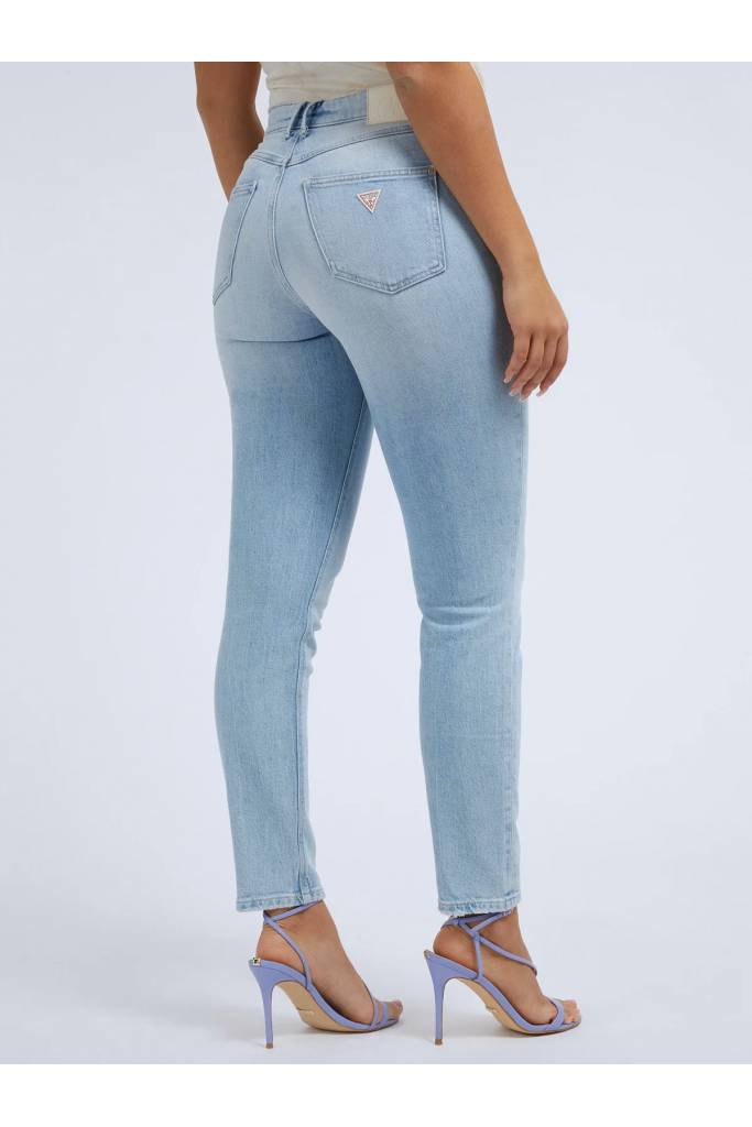 Tył damskie jeansy exposed skinny high guess W3GA28 D4MSC Tył damskie jeansy exposed skinny high guess W3GA28 D4MSC