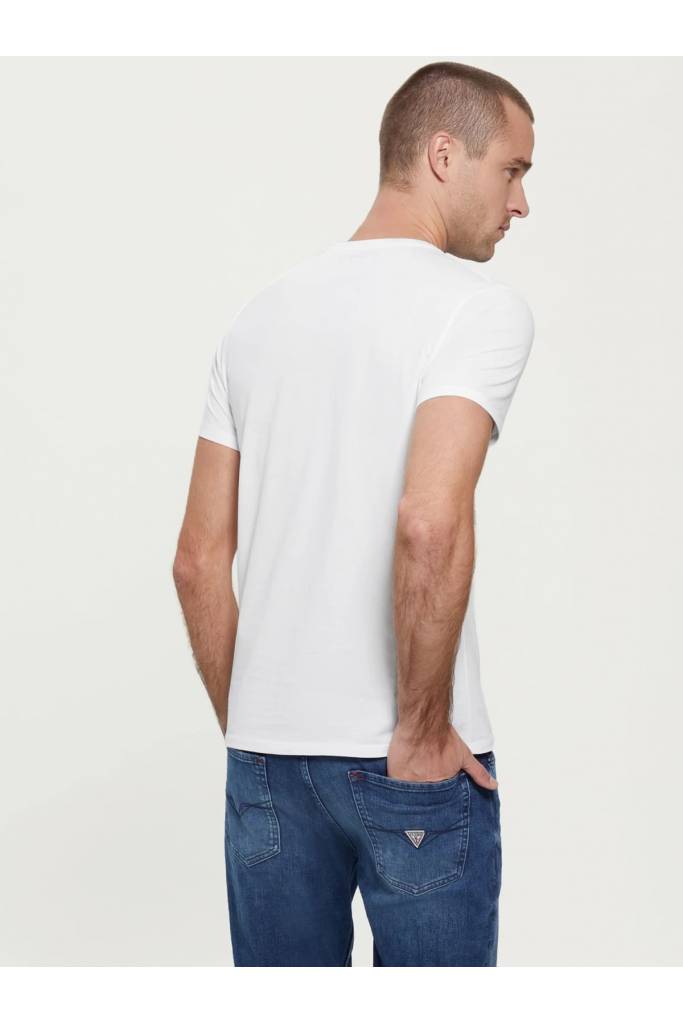 Detal 5 męski t-shirt pima guess M2BP47 K7HD0 Detal 5 męski t-shirt pima guess M2BP47 K7HD0