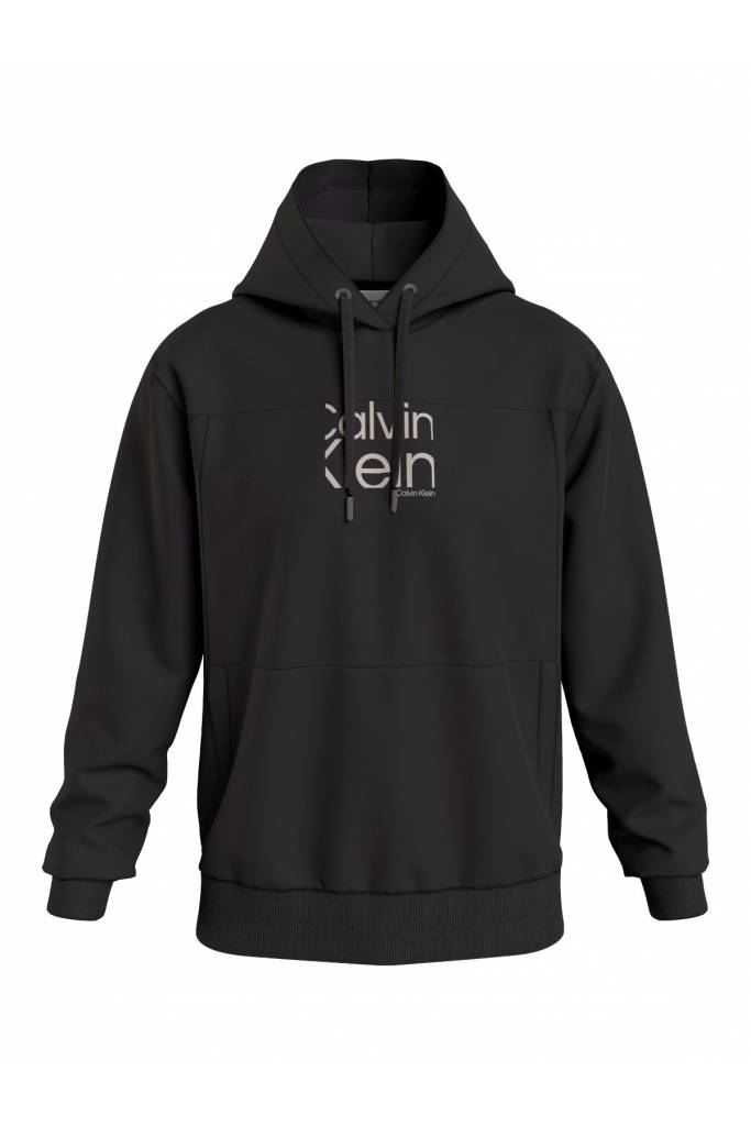 Męska bluza z kapturem matte front logo calvin klein K10K111110 Męska bluza z kapturem matte front logo calvin klein K10K111110