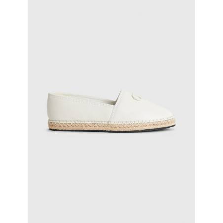 Skórzane damskie espadryle calvin klein HW0HW01457