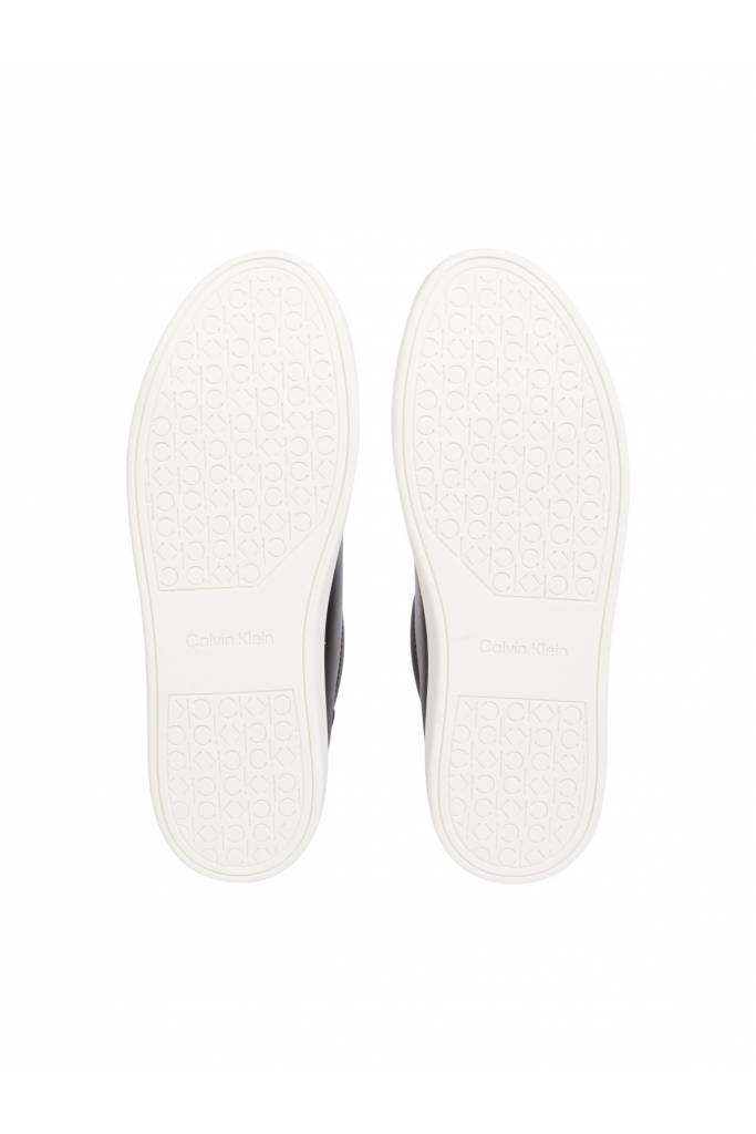 Tył skórzane damskie sneakersy clean cupsole calvin klein HW0HW01415 Tył skórzane damskie sneakersy clean cupsole calvin klein HW0HW01415