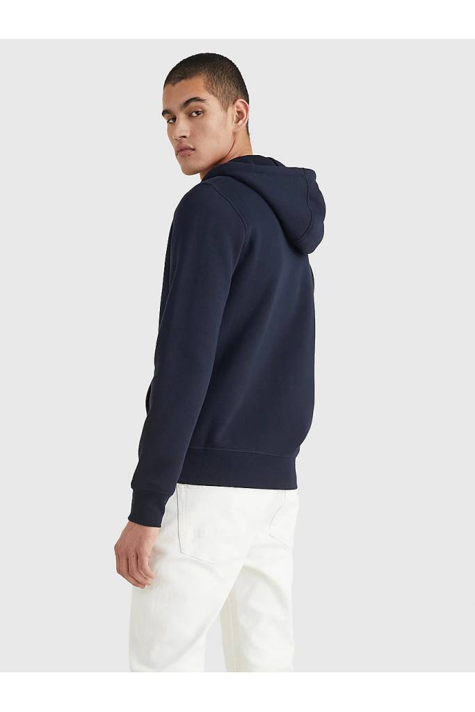 Tył bluza męska na zamek i z kapturem tommy hilfiger MW0MW22197 Tył bluza męska na zamek i z kapturem tommy hilfiger MW0MW22197